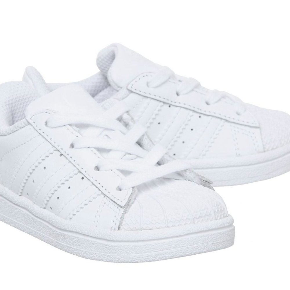 Adidas Baby Adidas White Superstar Shell Toe Unisex Toddler Size 5
